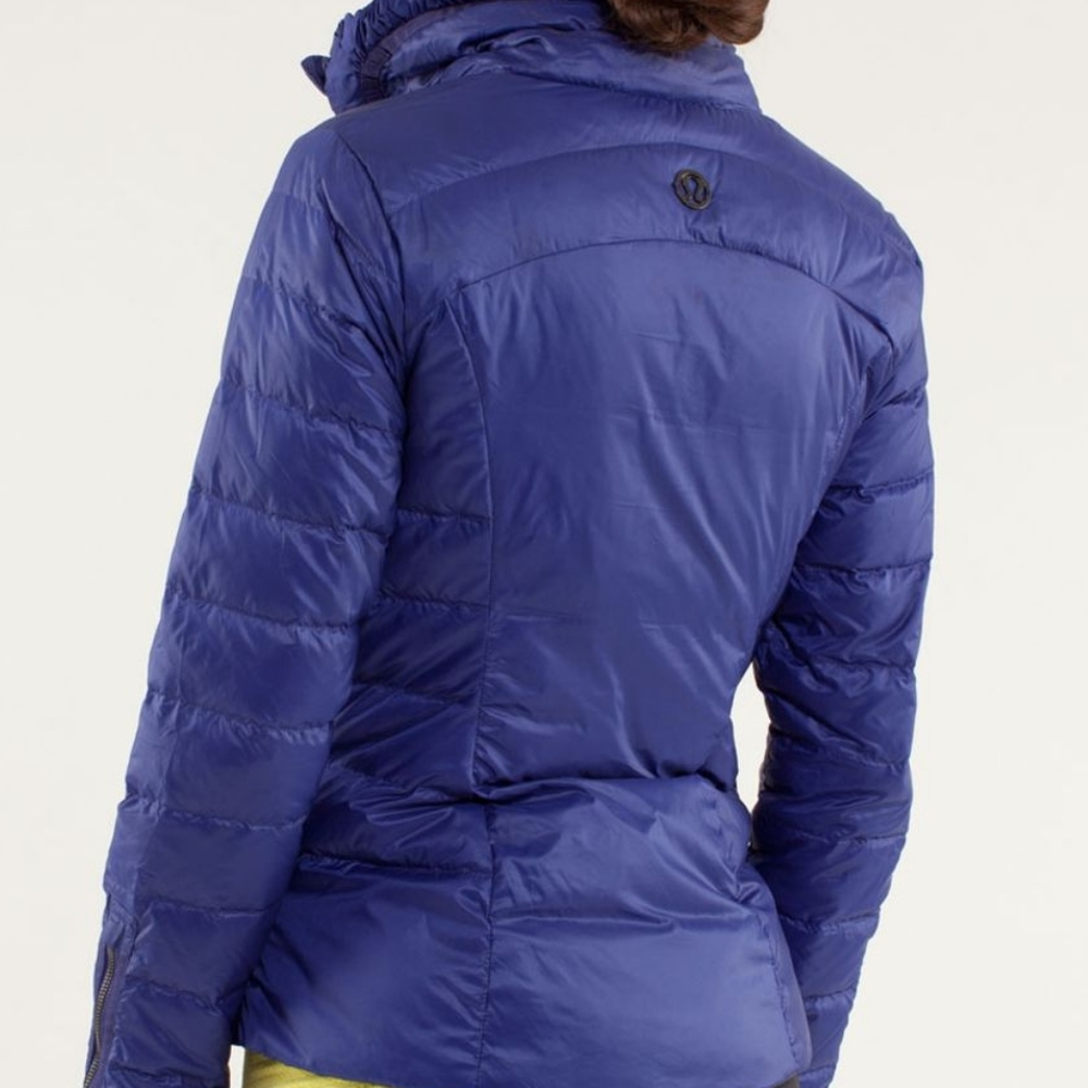 Lululemon Down Town Puffy Jacket, Color Pigment Blue